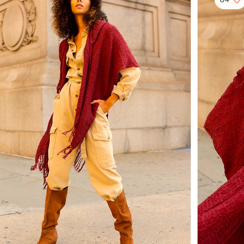 💖SOLD💖Free People Woven Hooded Kimono